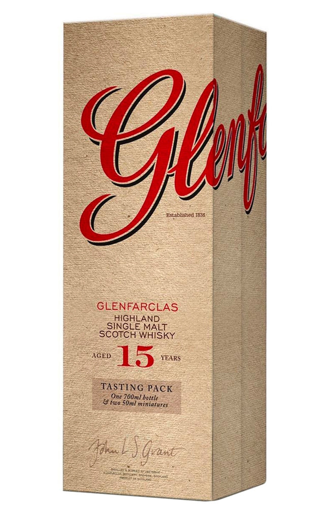 Buy Glenfarclas 15 Year Old Single Malt Whisky Tasting Pack at Hic!