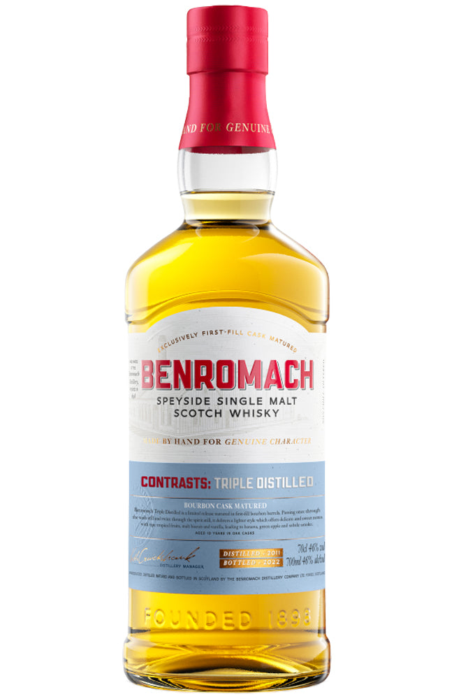Buy Benromach Triple Distilled Speyside Single Malt Whisky at Hic!