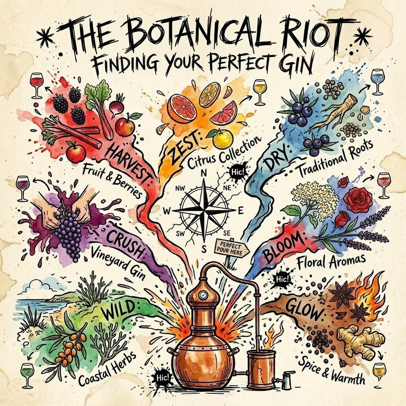 The Botanical Riot: Mapping Your Favourite Gin Profile To Ensure You Find The Perfect Pour