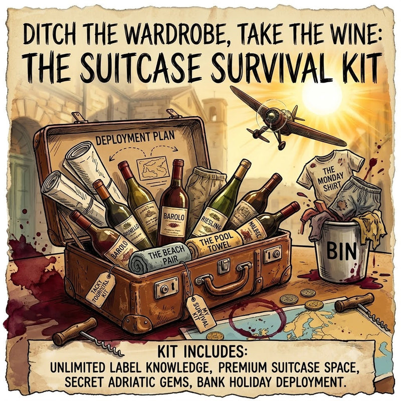 The Travellers Edition: Decoding European Labels, Holiday Hotspots, and the Tactical Wine Suitcase Survival Kit