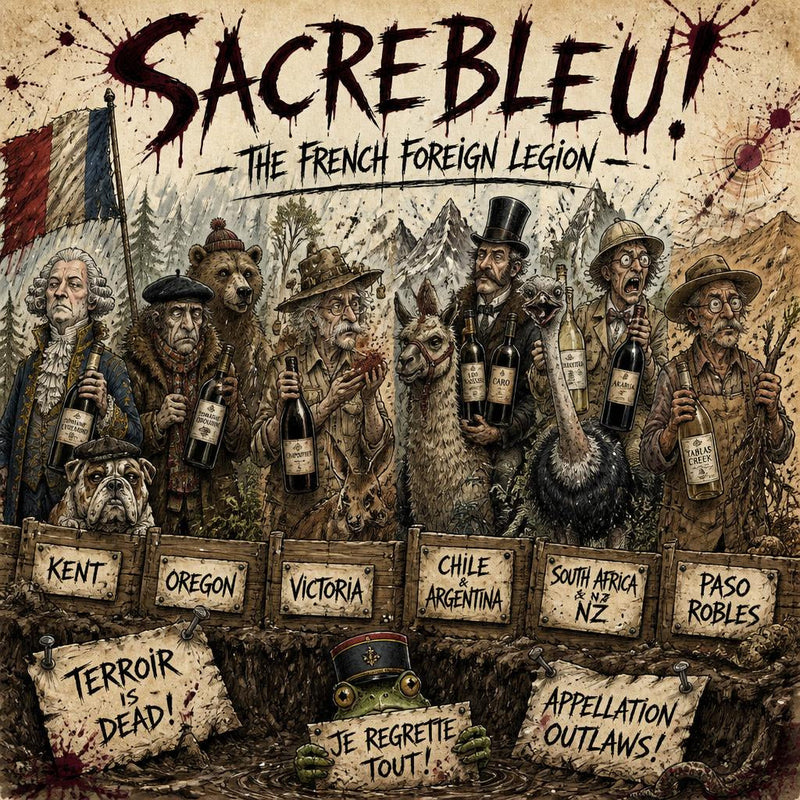 Sacrebleu! The French Foreign Legion: How Six Iconic Winemakers Swallowed Their Pride to Conquer the New World