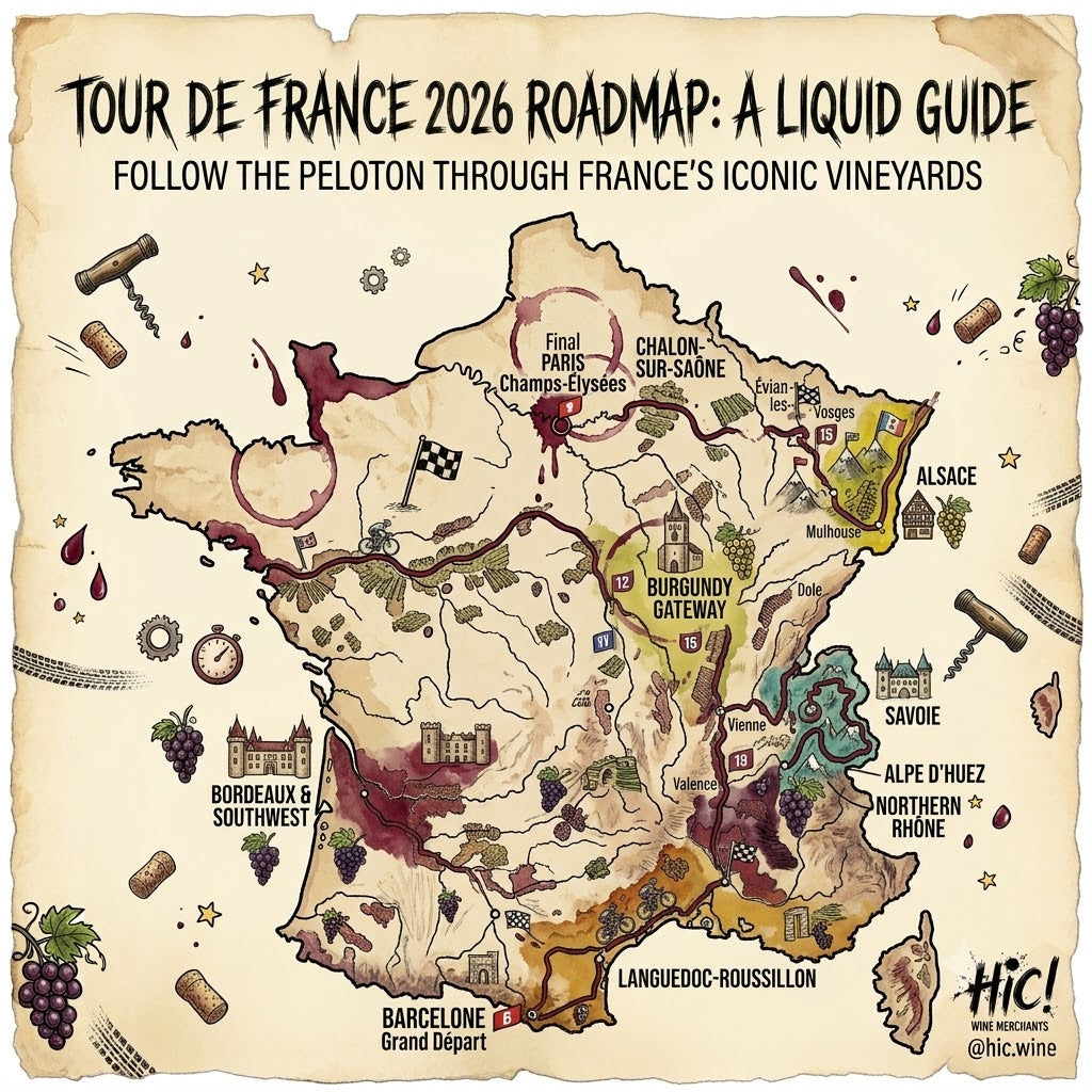 A Vinous Tour de France: Cracking Sun-Baked Southern Flats, Alpine Ridges, and a Tour de Force Champagne Finale