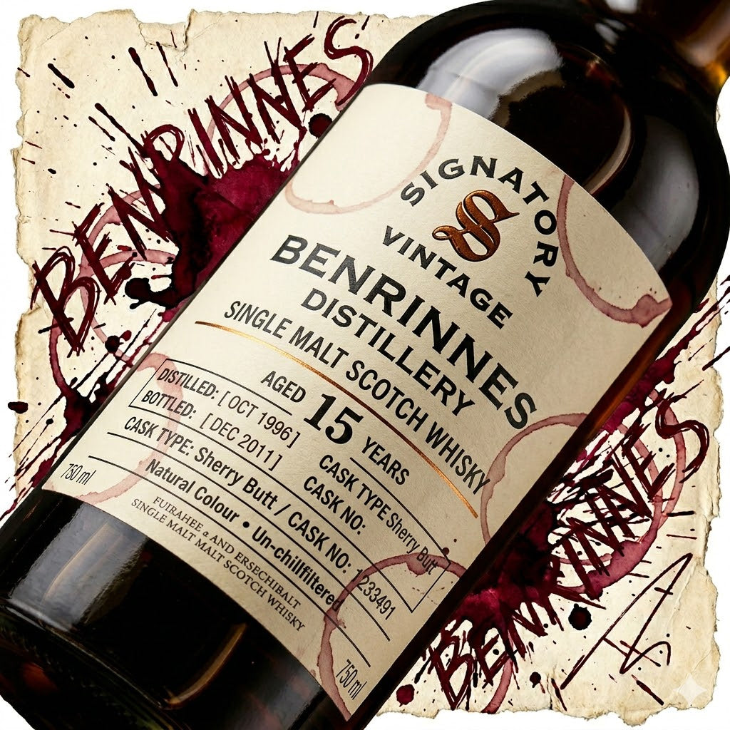 Bespoke image of Benrinnes Malt Whisky Bottle