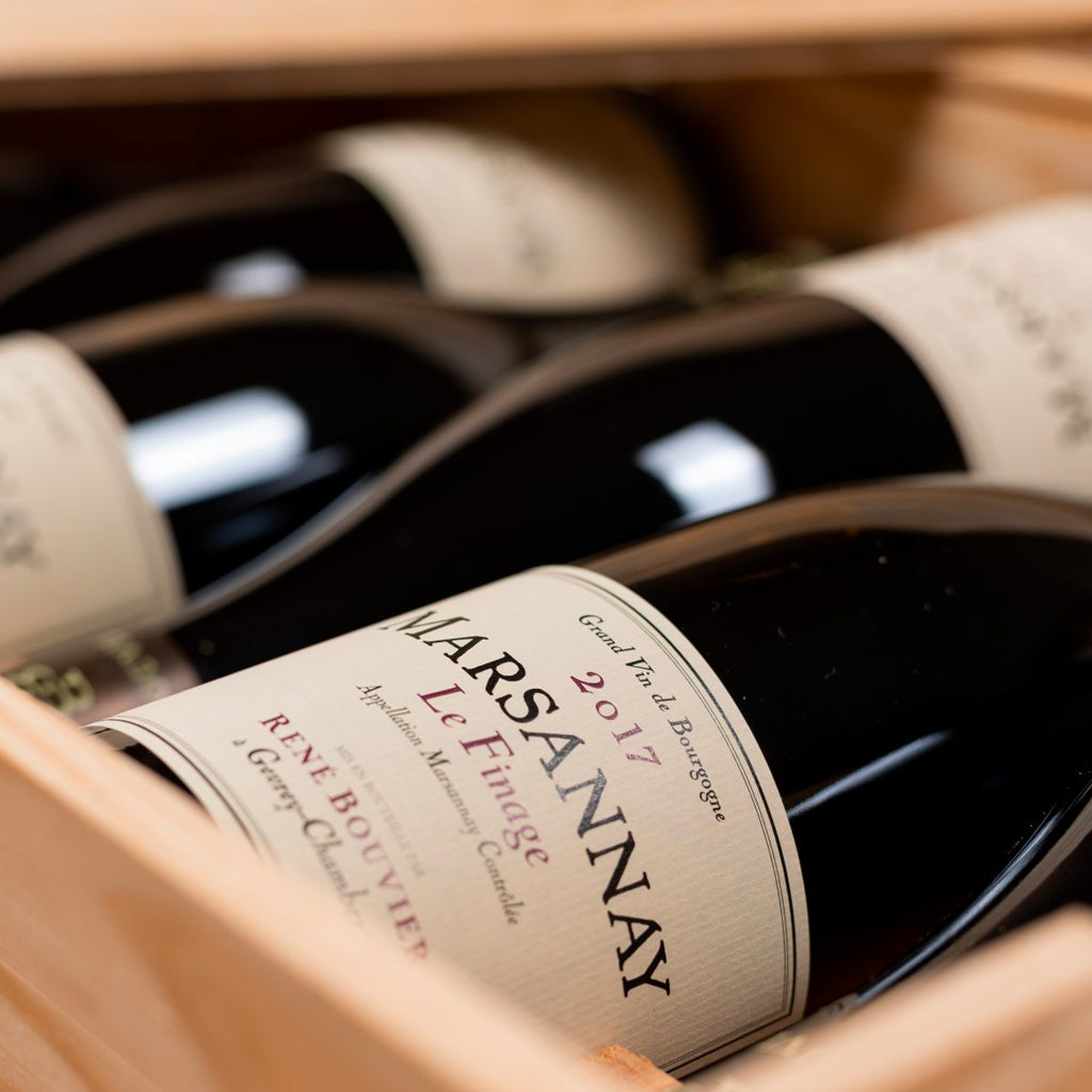 René Bouvier Marsanny Bottles in Wooden Box