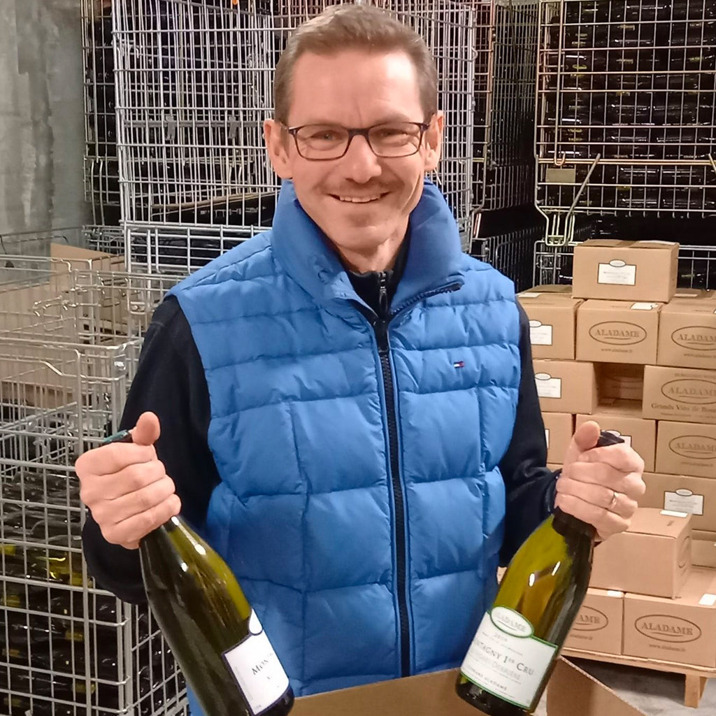 Stéphane Aladame owner of Domaine Aladame in Montagny