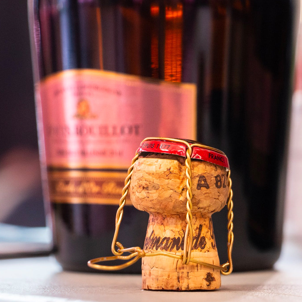 Maison Louis Bouillot Crémant de Bourgogne Mushroom Cork and Wire closure
