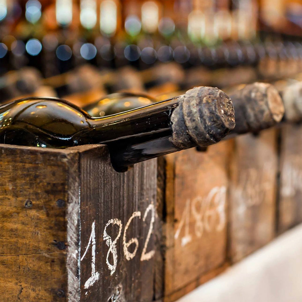 Old Bottles of Marqués de Riscal Rioja