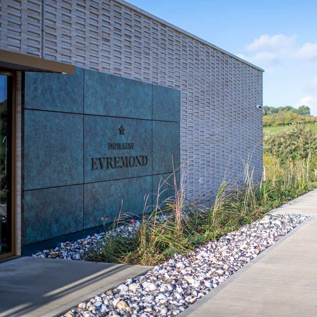 The cellar door at Domaine Evremond in Kent