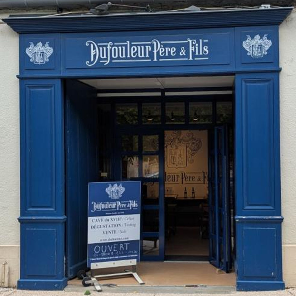 The Cave entrance to Dufouleur Père & Fils à Nuits-Saint-Georges, France