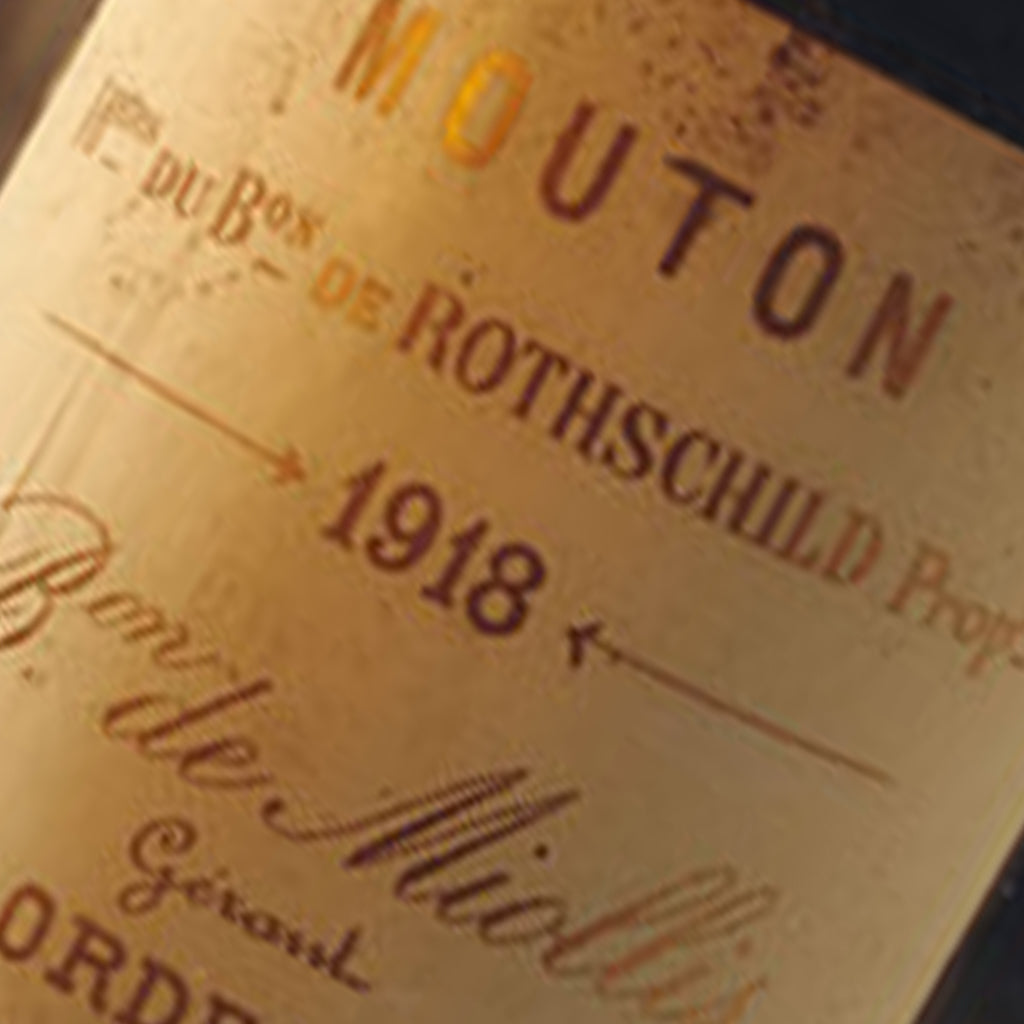 Mouton Rothschild Label of 1918