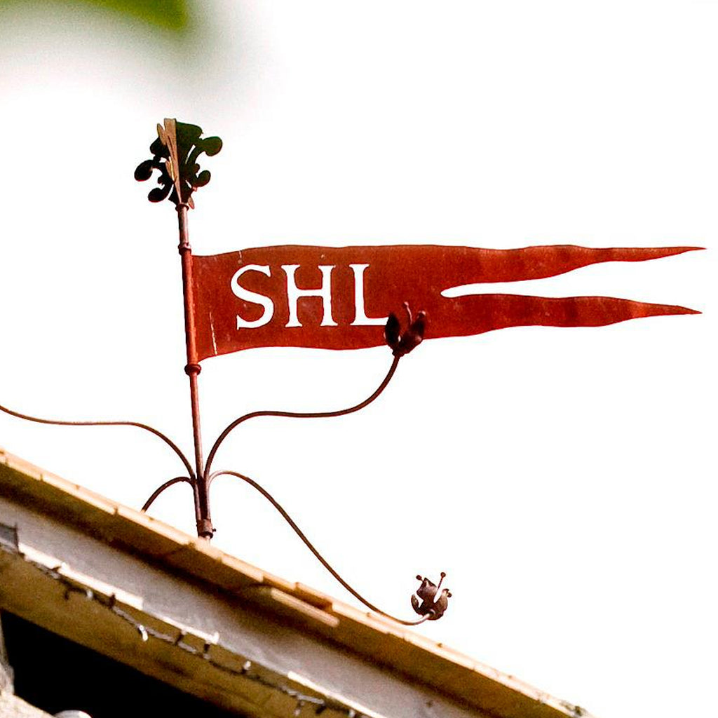 Chateau Smith Haut Lafitte Flag Flying above winery