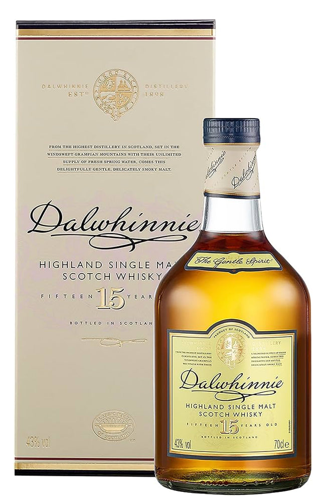 Dalwhinnie 15 Year Old Highland Single Malt Scotch Whisky