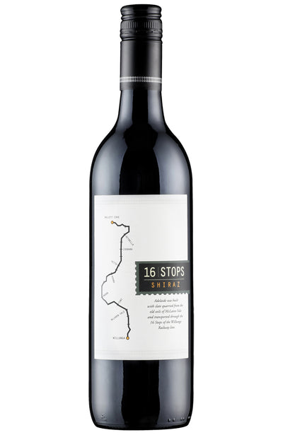 Willunga 100 16 Stops Shiraz South Australian Red Wine Bottle