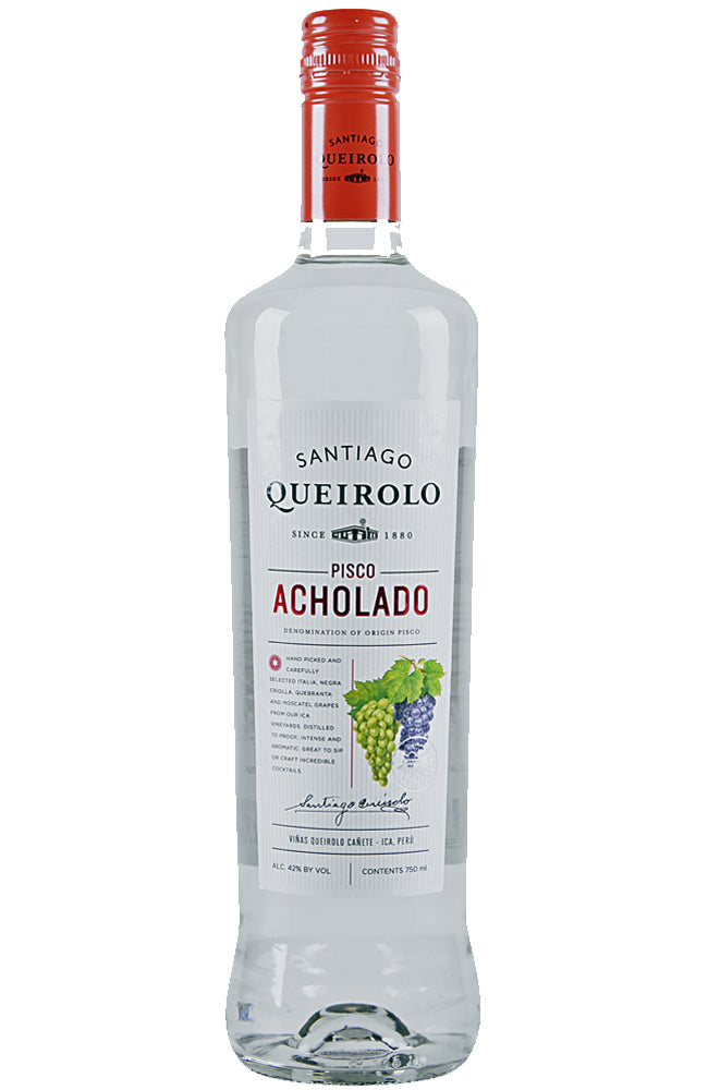 Santiago Queirolo Pisco Acholado from Peru Bottle
