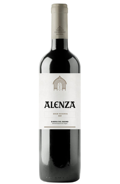 Condado de Haza Alenza Gran Reserva Ribera del Duero Red Wine Bottle on a white background