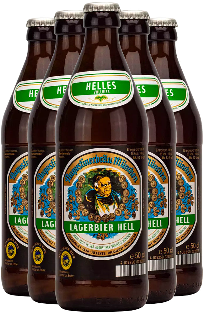 Augustinerbräu München Lagerbier Hell Six Bottles