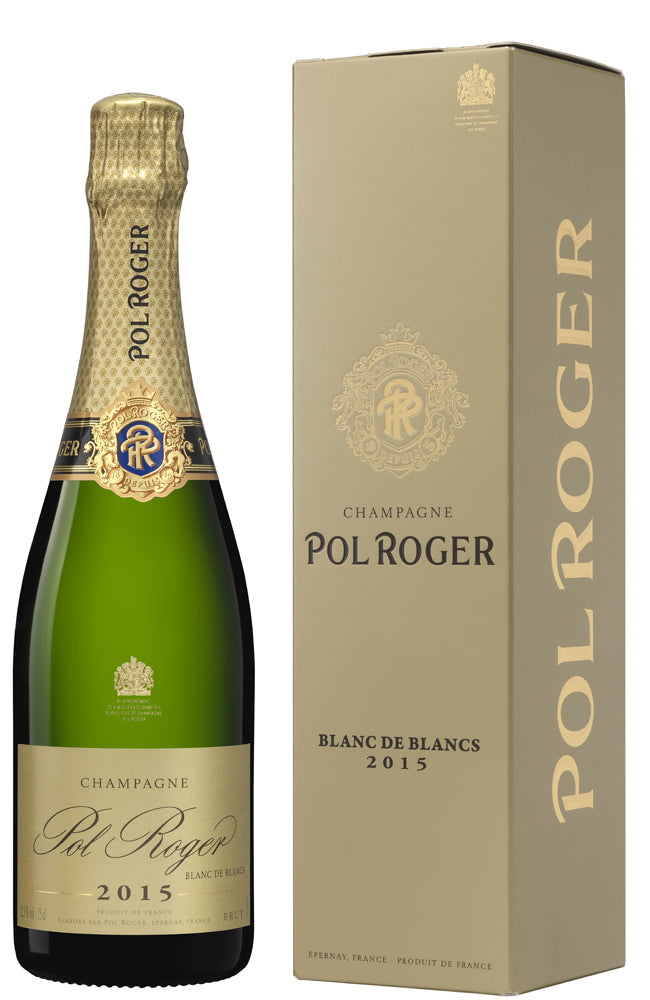 Champagne Pol Roger Vintage Blanc de Blancs Gift Boxed Bottle