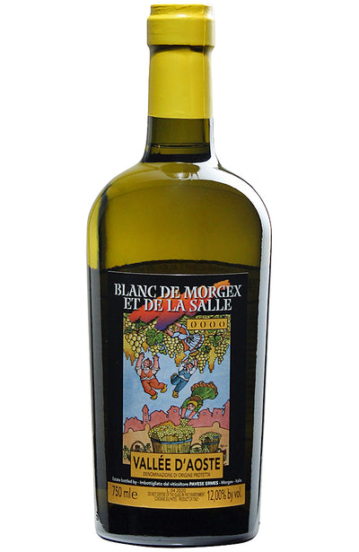 Ermes Pavese Blanc de Morgex et de la Salle Aosta Valley White Wine Bottle