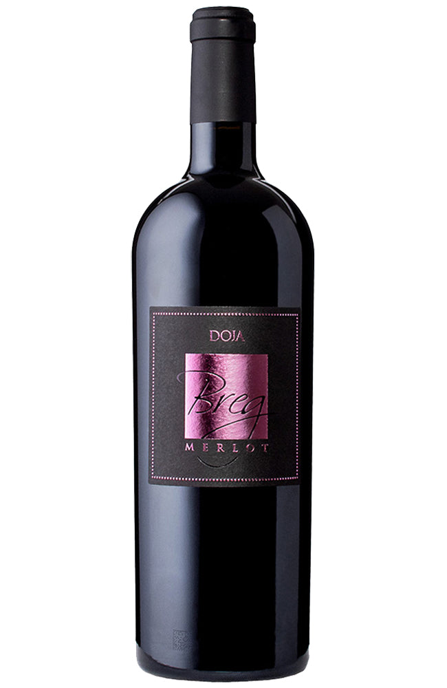 Doja Winery 'Breg' Merlot Serbian Red Wine Bottle