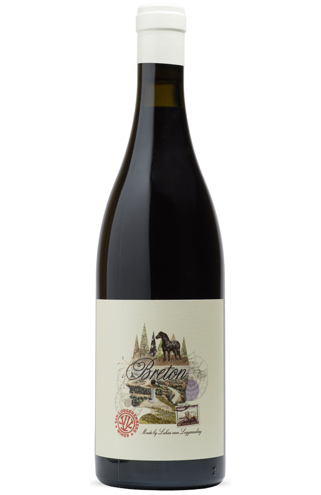 Lukas Van Loggerenberg Breton Cabernet Franc Red Wine Bottle