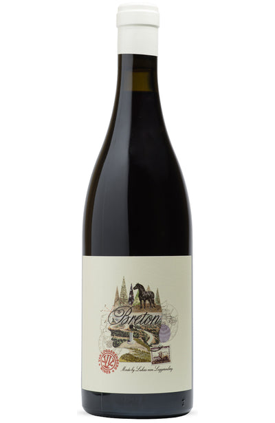 Lukas Van Loggerenberg Breton Cabernet Franc Red Wine Bottle