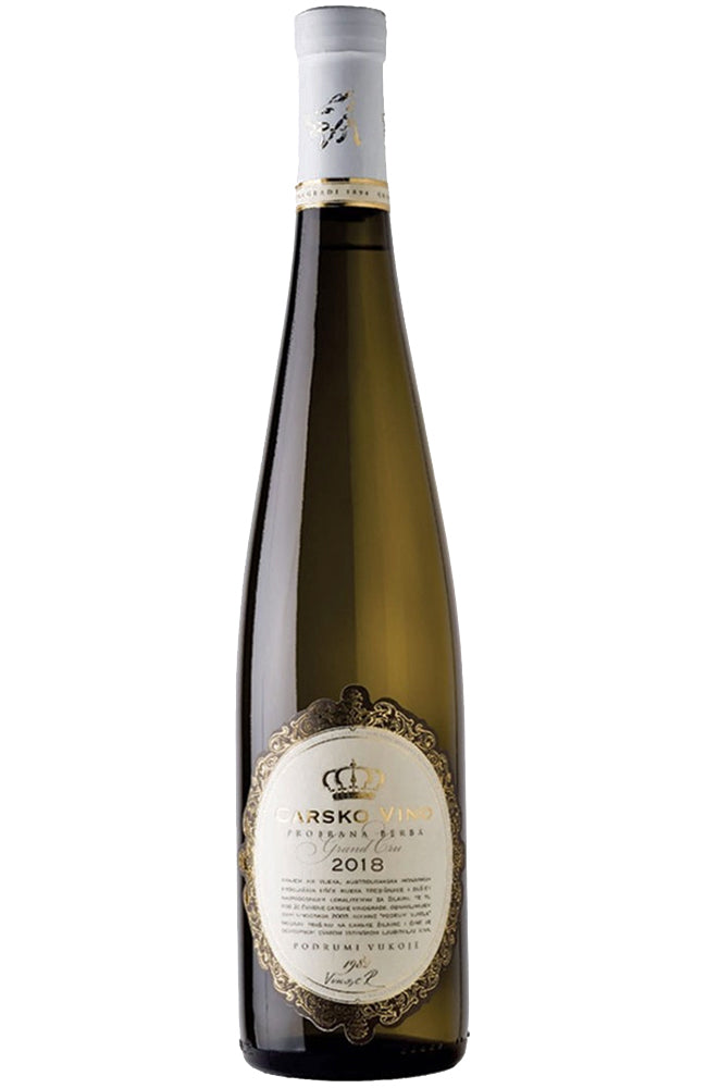 Podrumi Vukoje Carsko Vino Grand Cru Bosnia-Herzegovina White Wine Bottle