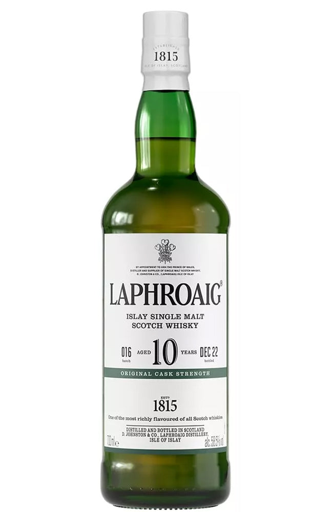 Laphroaig 10 Year Old Cask Strength Batch 16 Islay Single Malt Scotch Whisky