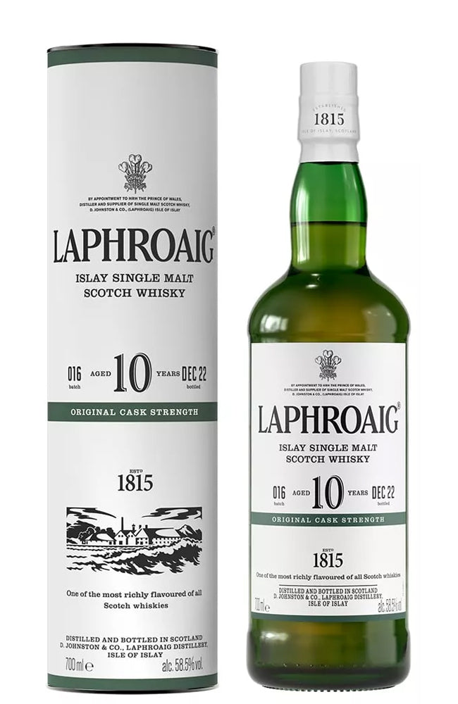 Laphroaig 10 Year Old Cask Strength Batch 16 Islay Single Malt Scotch Whisky