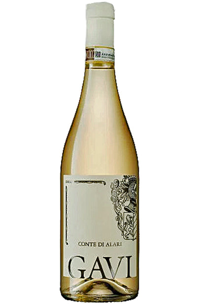 Villa Sparina Conte di Alari Gavi di Gavi White Wine Bottle