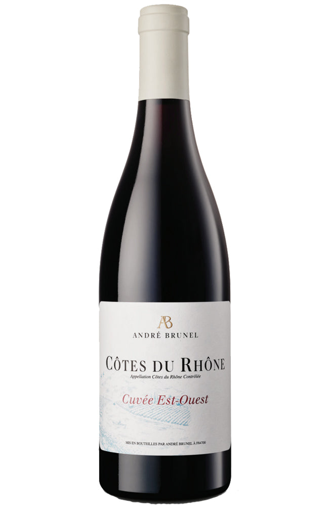 Domaine André Brunel Cuvée Est-Ouest Côtes du Rhône Red Wine Bottle