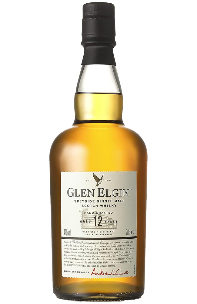 Glen Elgin 12 Year Old Speyside Single Malt Scotch Whisky