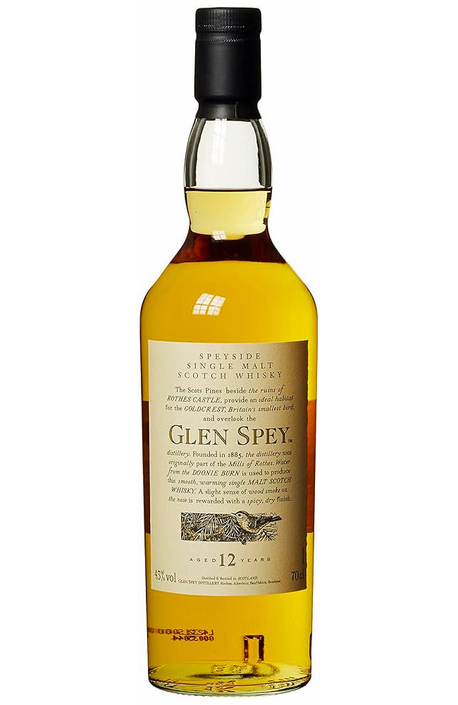 Glen Spey 12 Year Old Speyside Single Malt Scotch Whisky Bottle