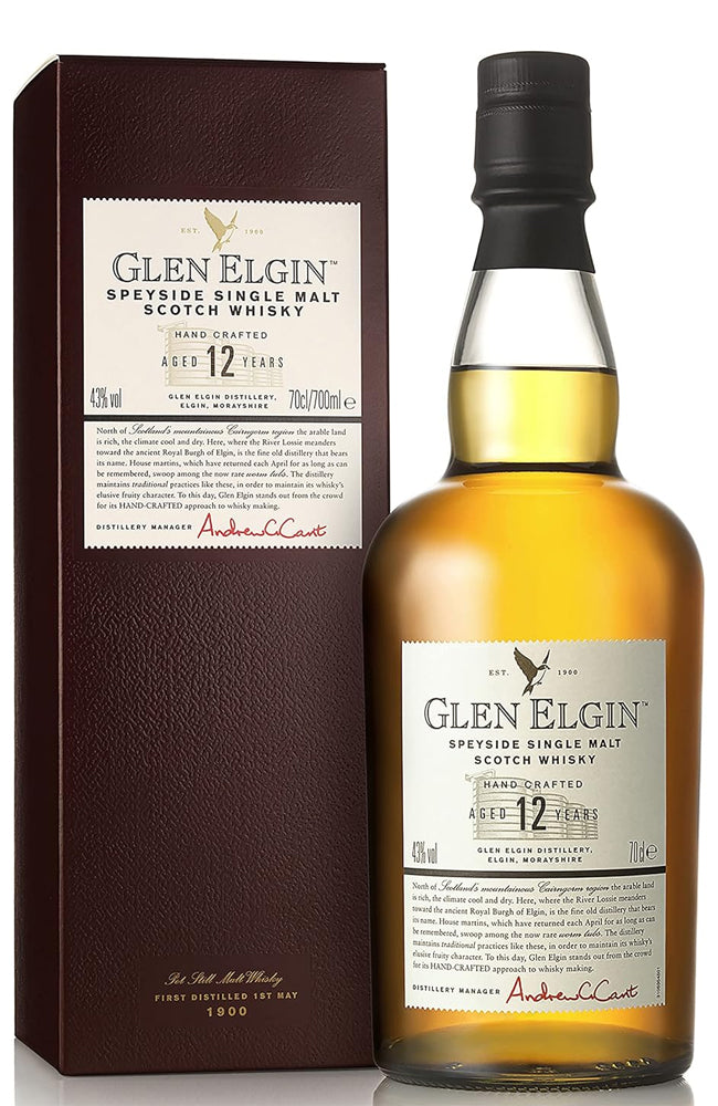 Glen Elgin 12 Year Old Speyside Single Malt Scotch Whisky
