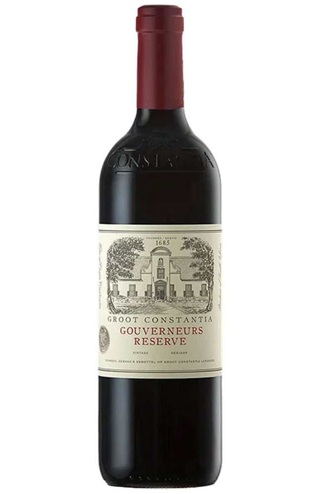 Groot Constantia 'Gouverneurs Reserve' South African Red Wine Bottle