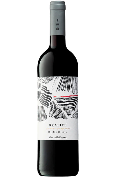 Churchill's Grafite Tinta Roriz (Tempranillo) Douro Valley Red Wine Bottle