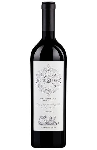 Gran Enemigo 'El Cepillo' Cabernet Franc Red Wine Bottle