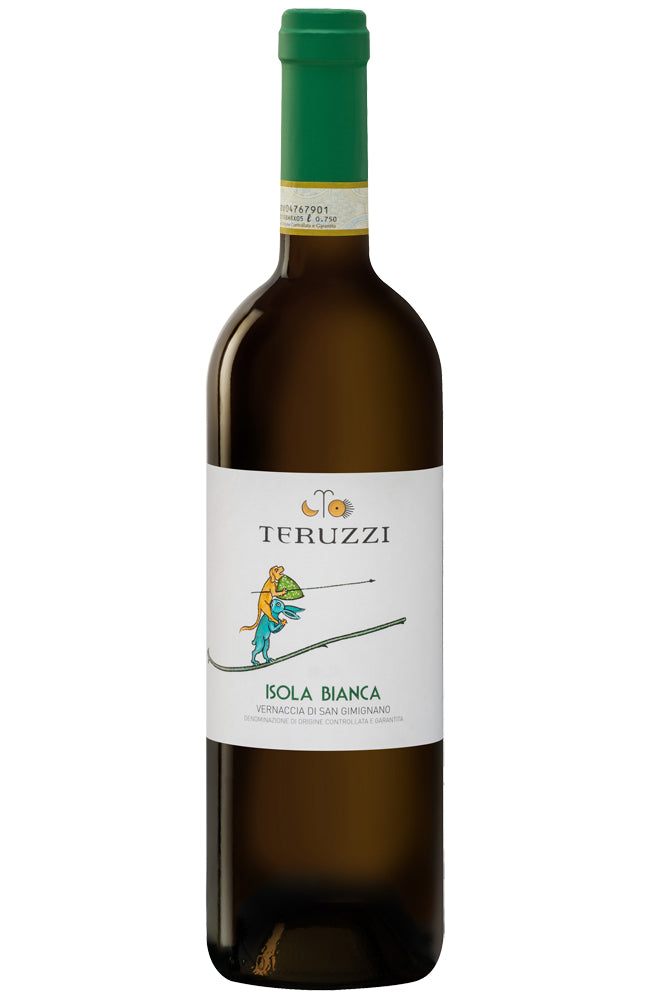 Teruzzi Isola Bianca Vernaccia di San Gimignano White Wine Bottle