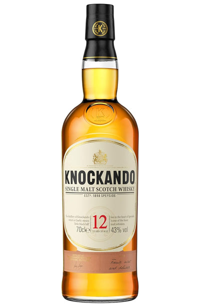 Knockando 12 Year Old Speyside Single Malt Scotch Whisky Bottle