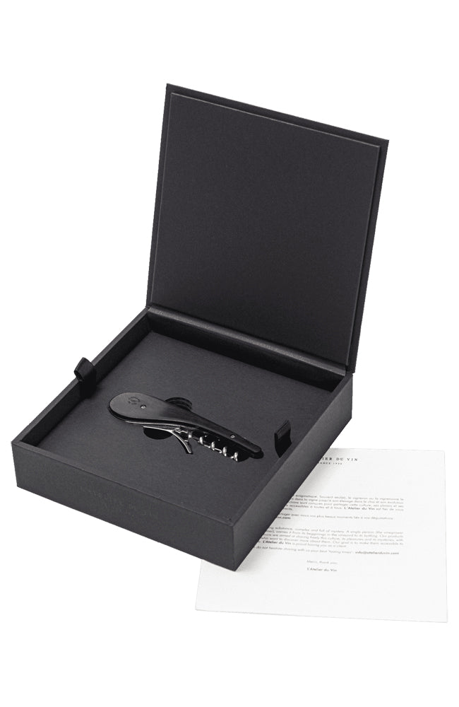 L'Atelier du Vin 'Le Pierre' Soft Machine Blade Corkscrew
