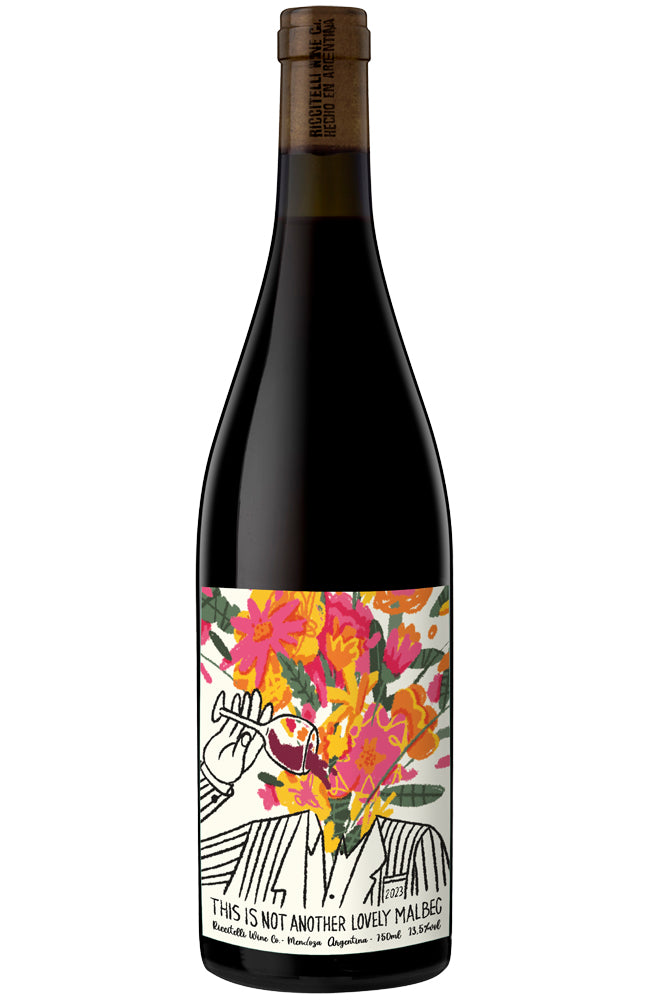 Matías Riccitelli 'This is Not Another Lovely Malbec' Red Wine Bottle