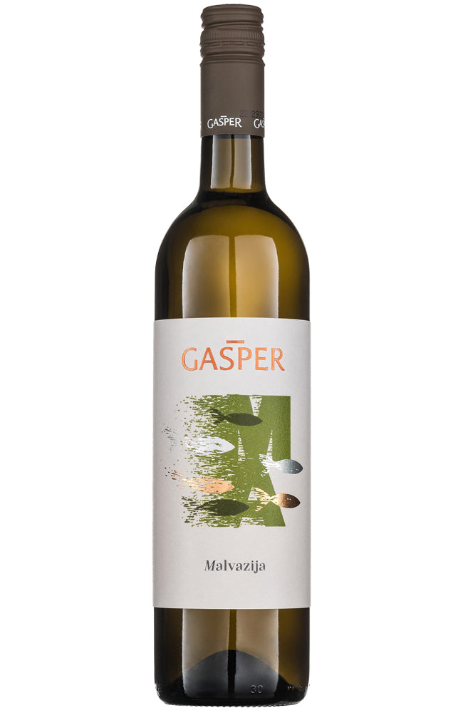 Gašper Malvazija Slovenian White Wine Bottle