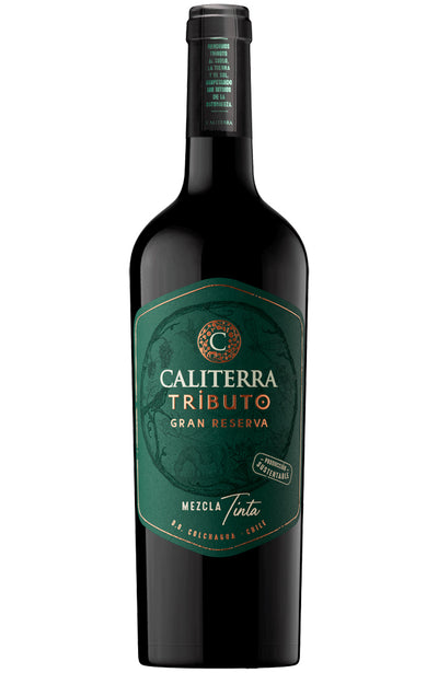 Caliterra Tributo Gran Reserva Mezcla Tinta Red Wine Bottle