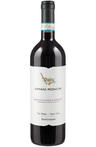 Umani Ronchi Montepulciano d'Abruzzo Montipagano Red Wine Bottle