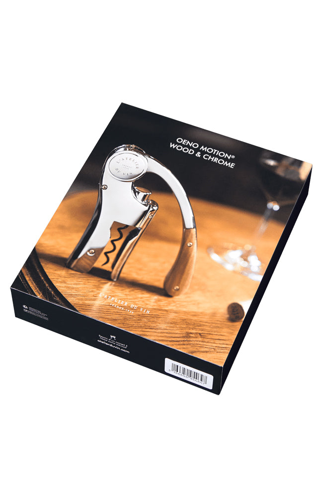 L'Atelier du Vin Oeno Motion Wood & Chrome Lever Corkscrew