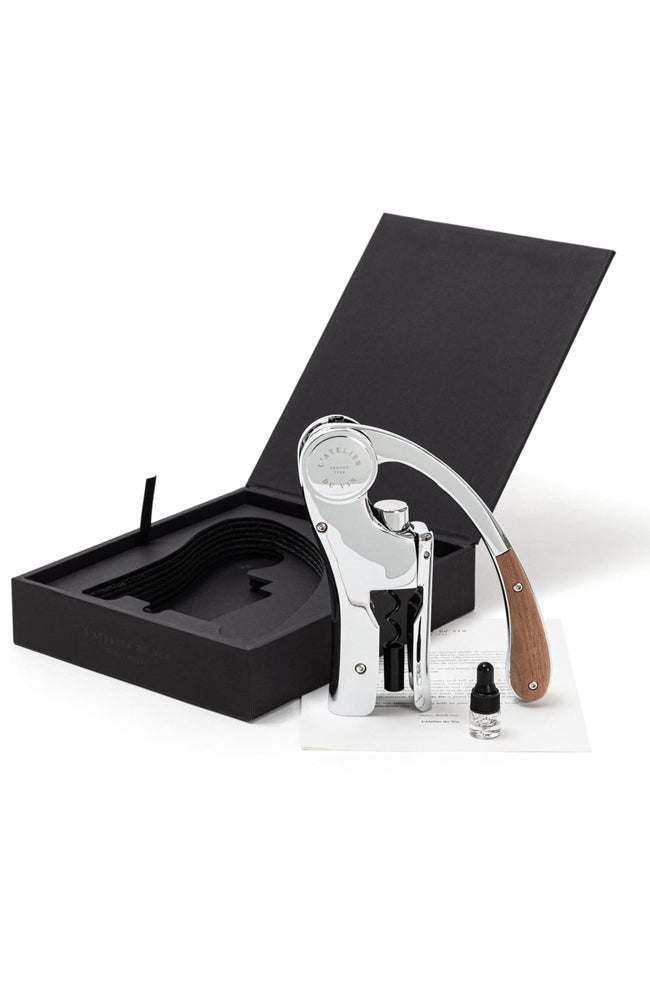 L'Atelier du Vin Oeno Motion Wood & Chrome Lever Corkscrew