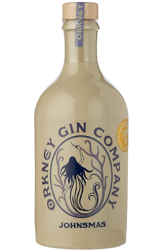 Orkney Gin Company bottle on a white background
