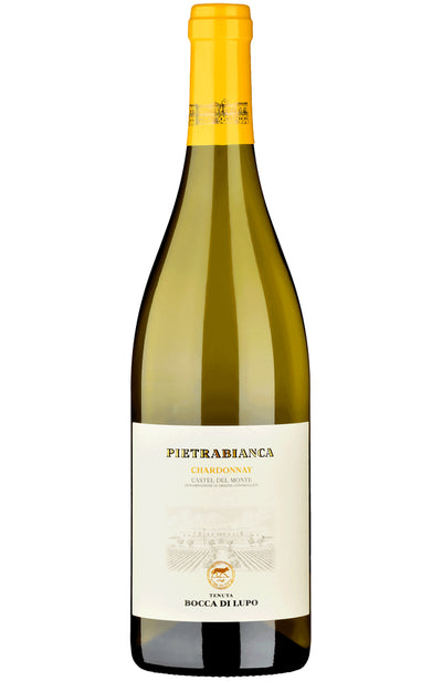 Tenuta Bocca di Lupo Pietrabianca Chardonnay Fiano White Wine Bottle