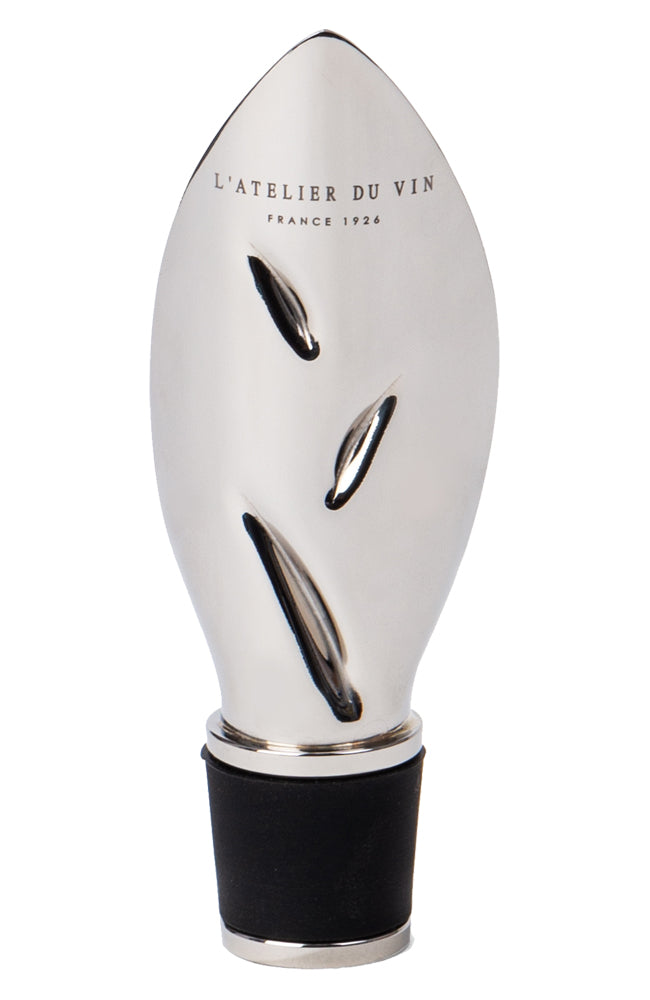 L'Atelier du Vin Stainless Steel Verseur Feuille (Pourer-Leaf)