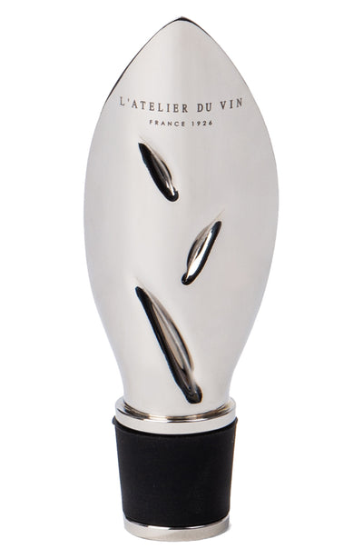 L'Atelier du Vin Stainless Steel Verseur Feuille (Pourer-Leaf)