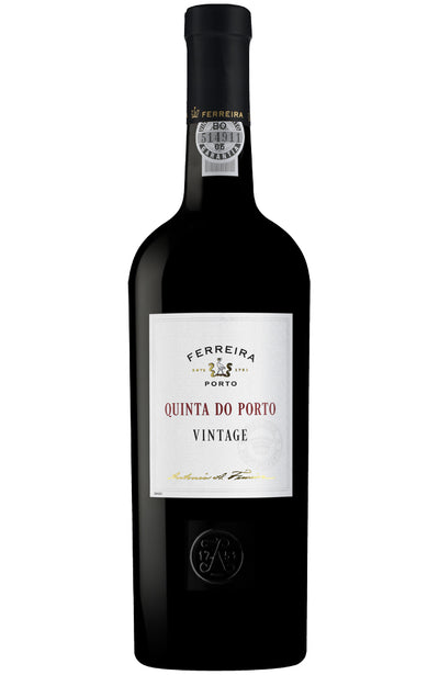 Ferreira Quinta do Porto Vintage Port Bottle on a white background